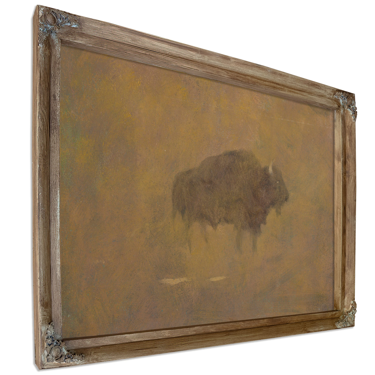 Buffalo a Sandstorm 19th Century By Albert Bierstadt