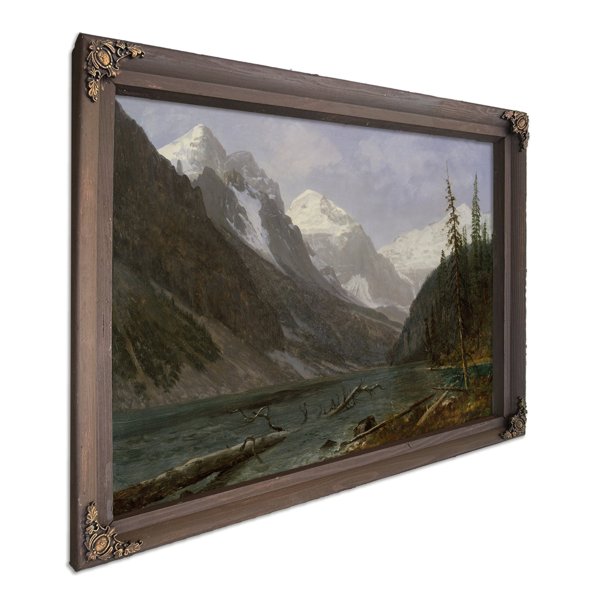 Canadian Rockies Lake Louise Ca 1889 By Albert Bierstadt