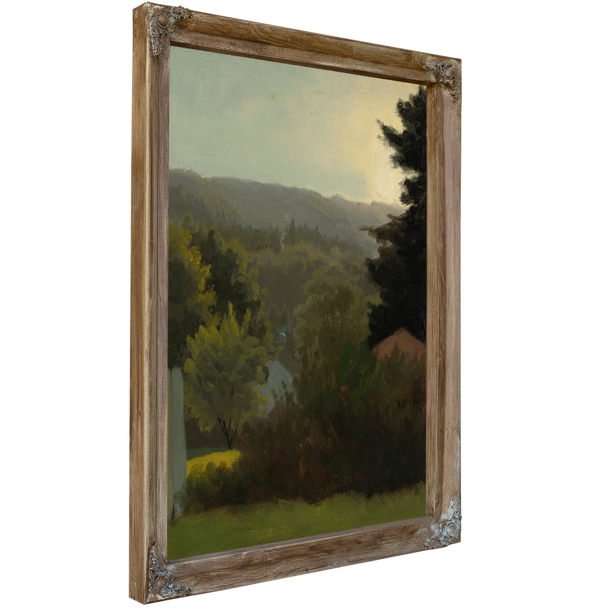 Forested Hills By Albert Bierstadt