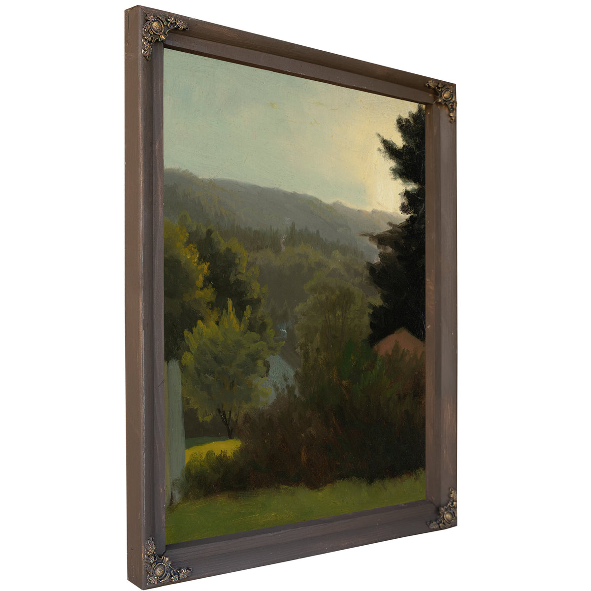 Forested Hills By Albert Bierstadt