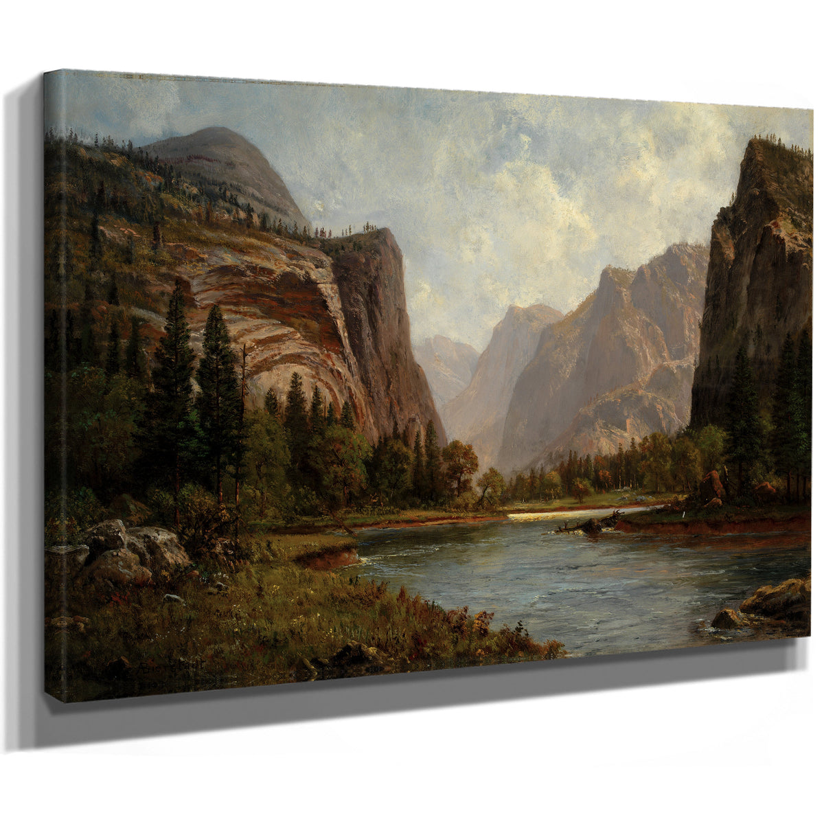 Gates the Yosemite Ca 1882 By Albert Bierstadt