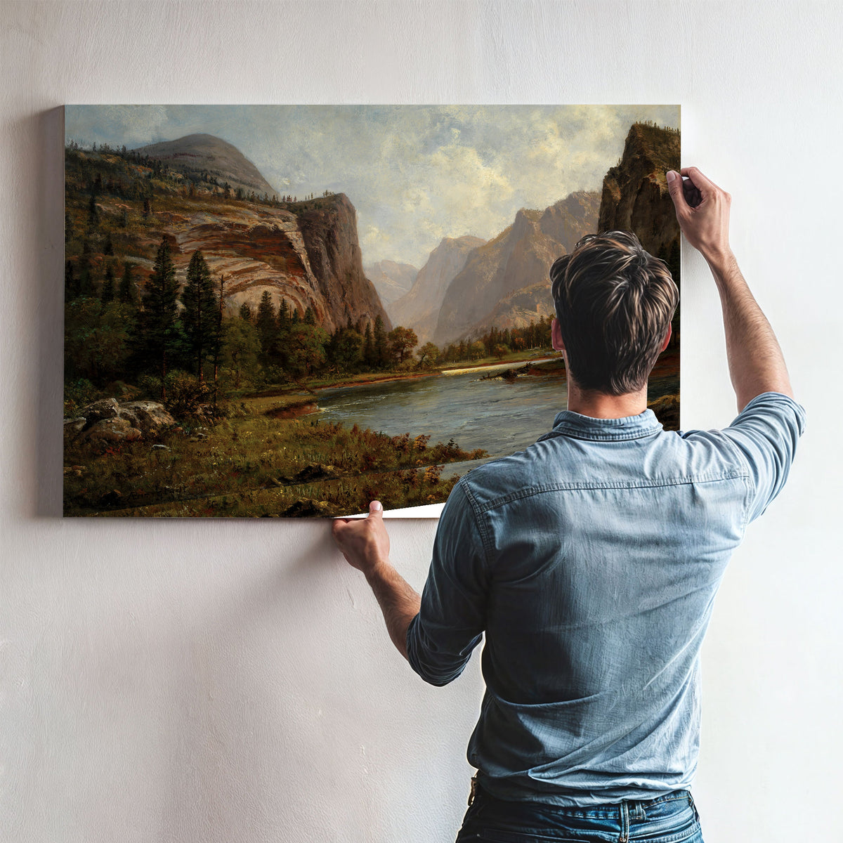 Gates the Yosemite Ca 1882 By Albert Bierstadt