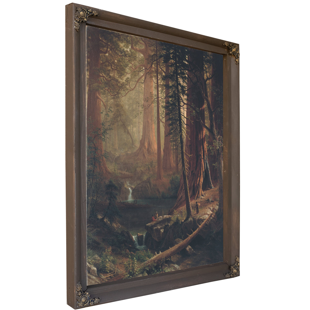 Giant Redwood Trees California 1874 By Albert Bierstadt