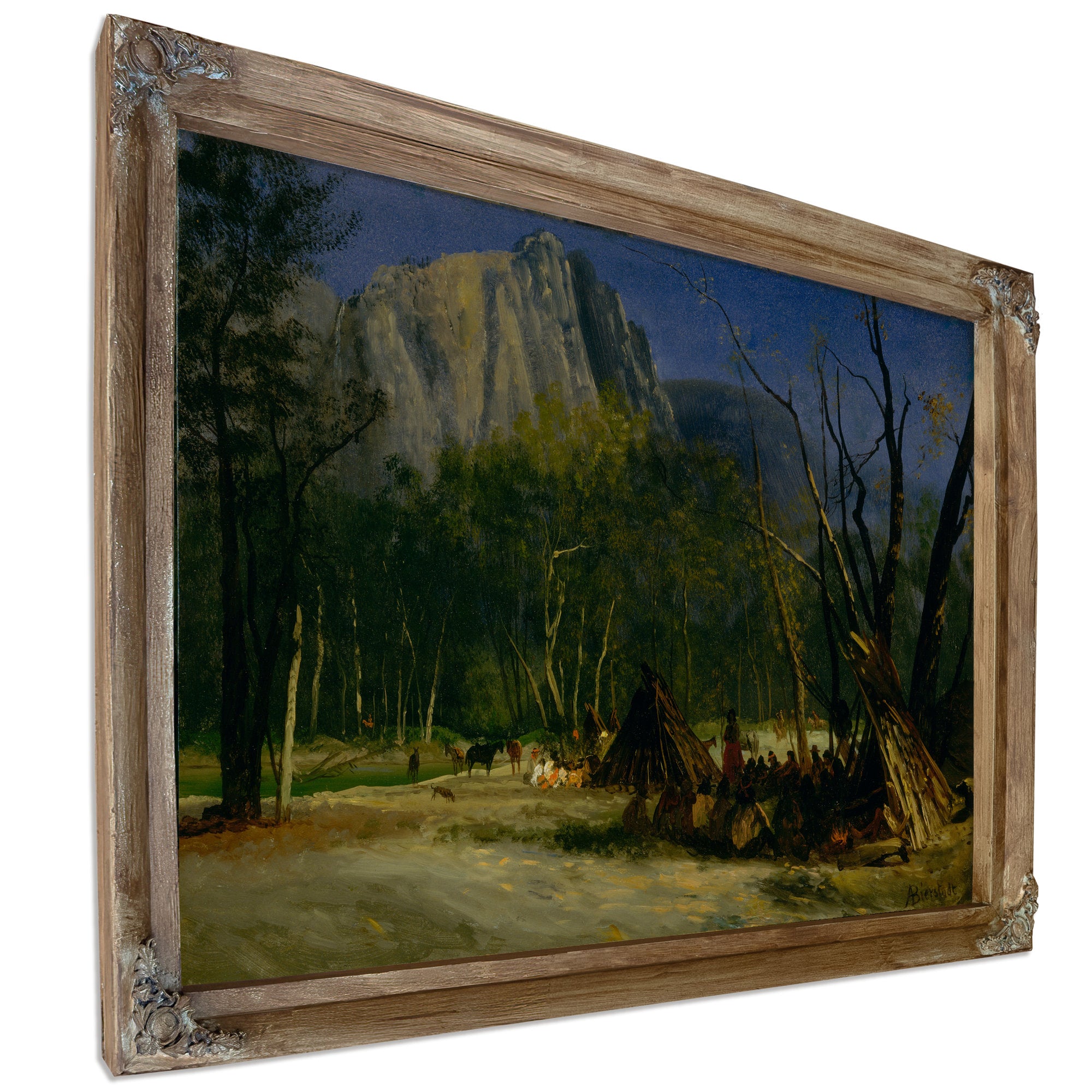 Indians Council California Ca 1872 By Albert Bierstadt