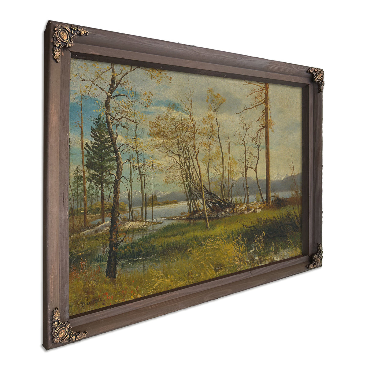 Lake Tahoe 1872 By Albert Bierstadt