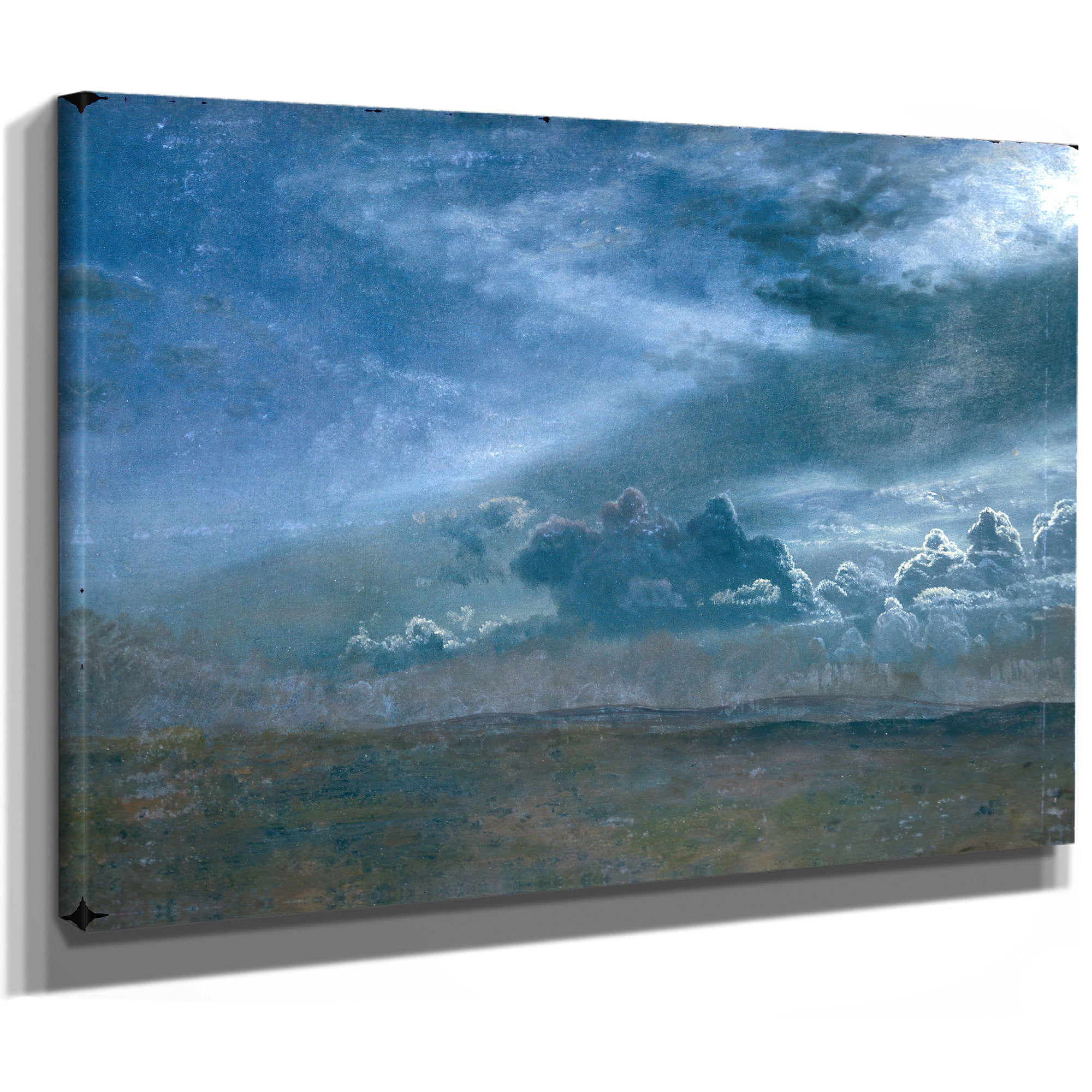 Landscape Stormy Clouds 19th Century By Albert Bierstadt
