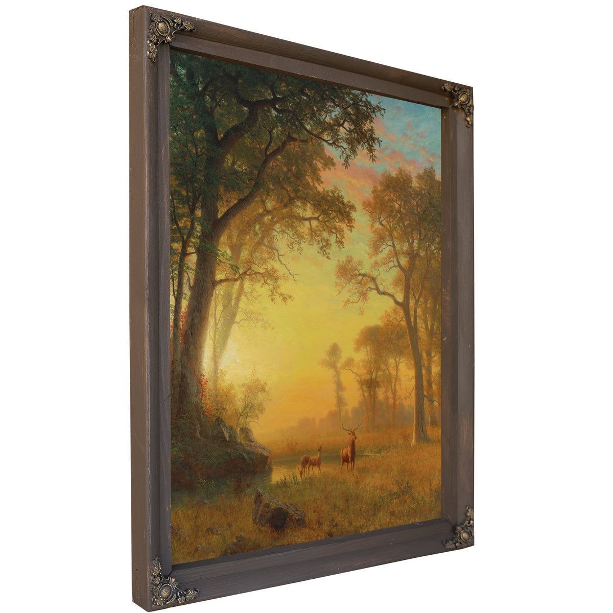 Light the Forest By Albert Bierstadt