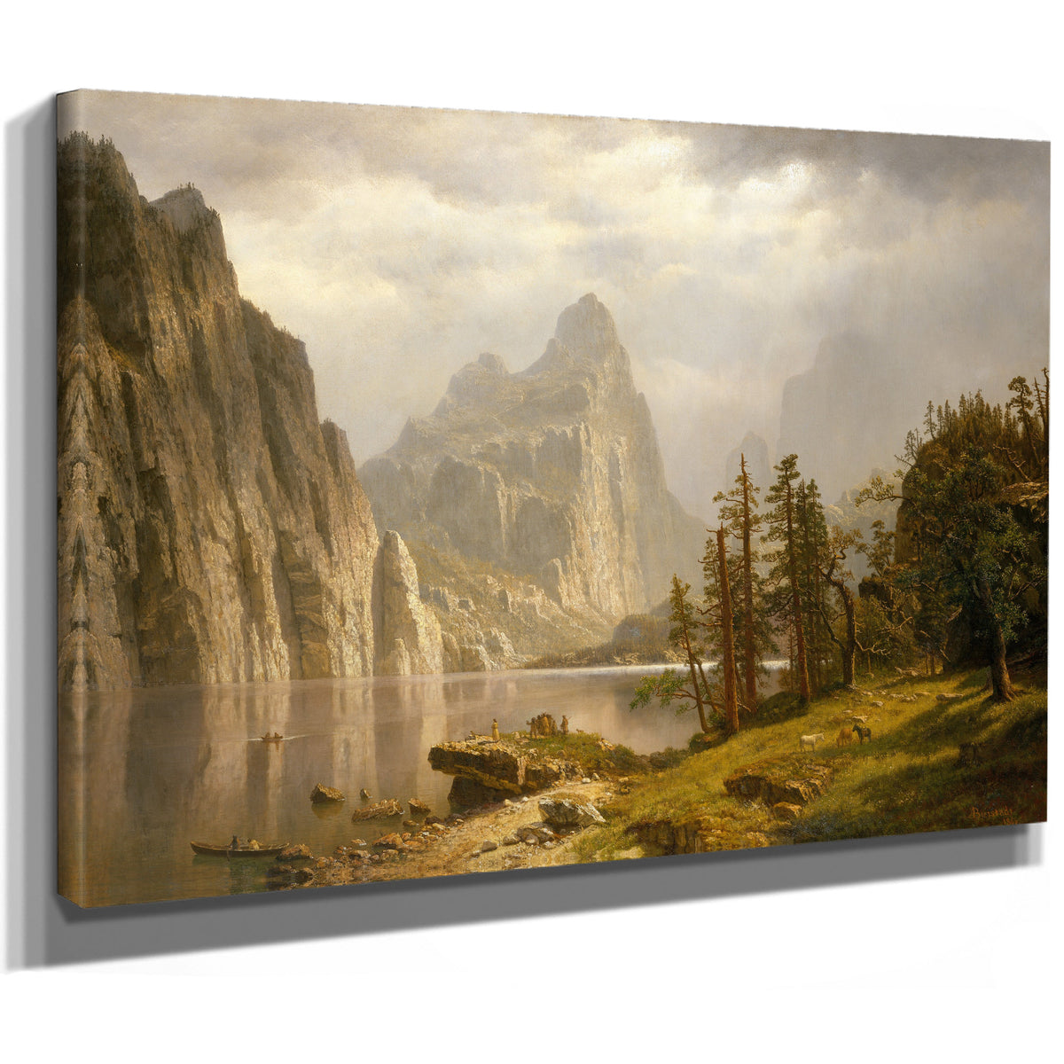 Merced River Yosemite Valley 1866 By Albert Bierstadt