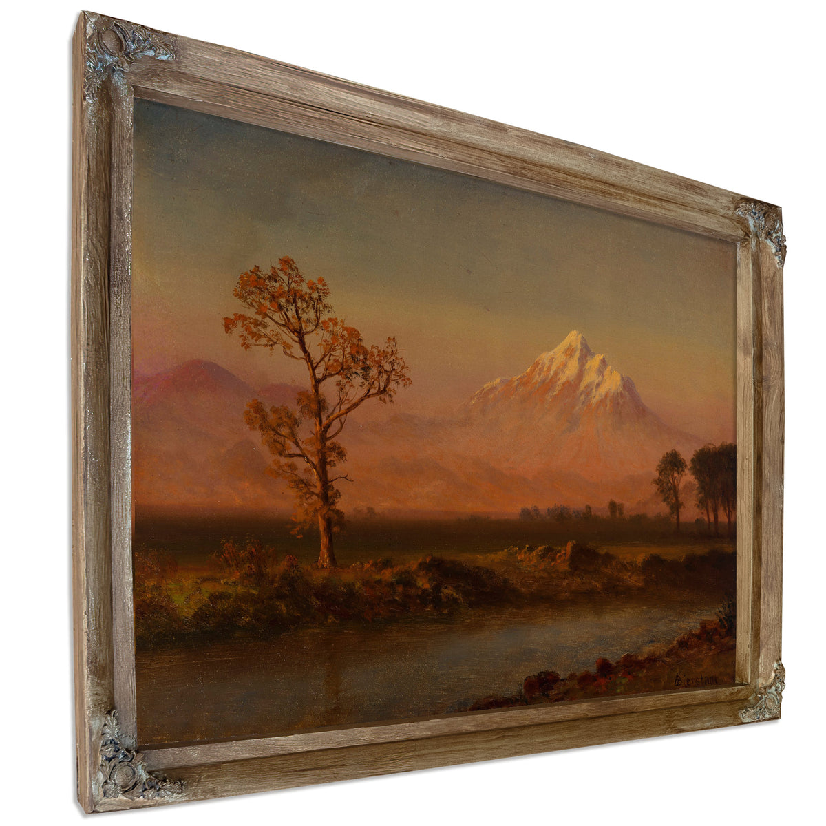 Mount Hood Circa 188 By Albert Bierstadt