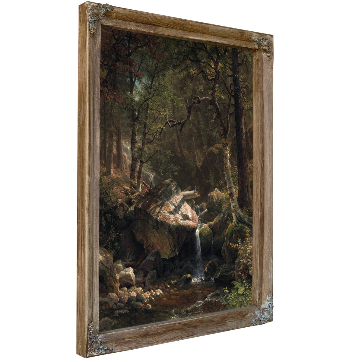 Mountain Brook 1863 By Albert Bierstadt