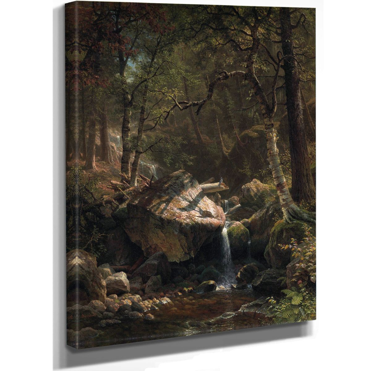 Mountain Brook 1863 By Albert Bierstadt