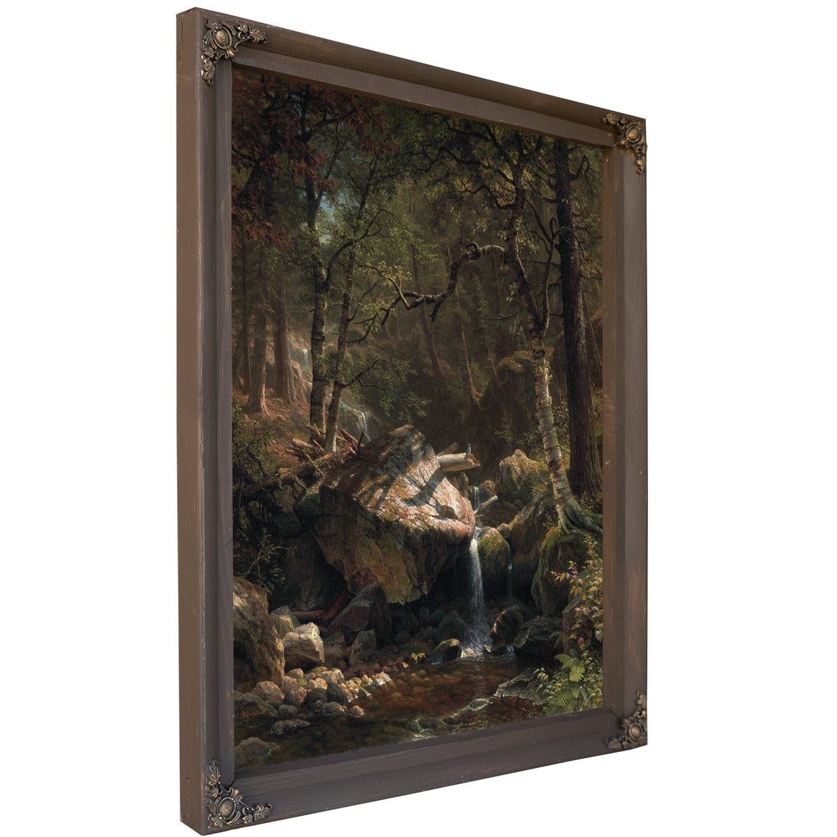Mountain Brook 1863 By Albert Bierstadt