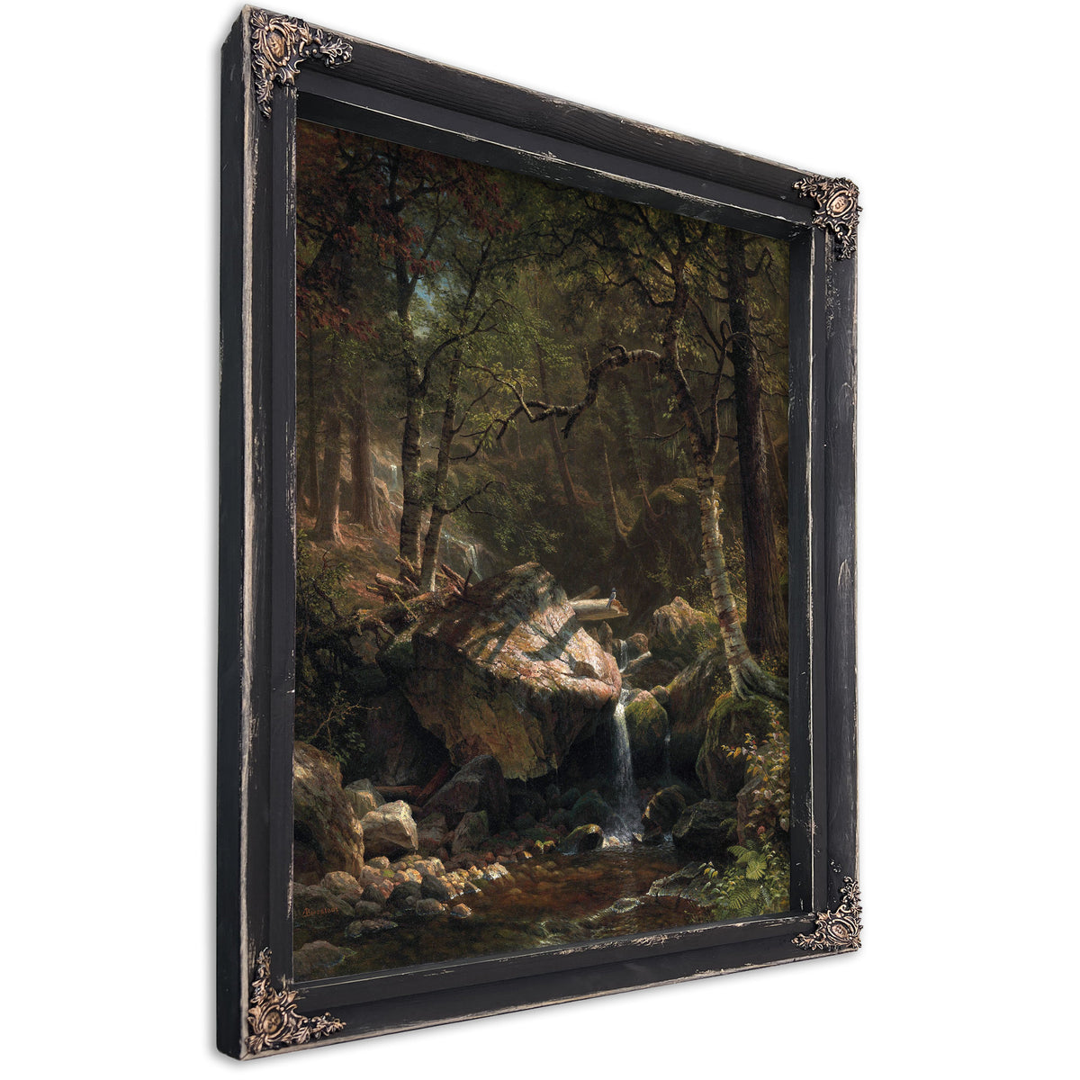 Mountain Brook 1863 By Albert Bierstadt