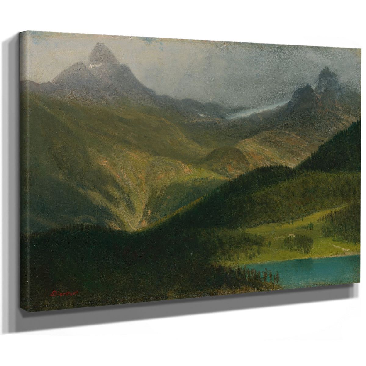 Mountain Landscape By Albert Bierstadt