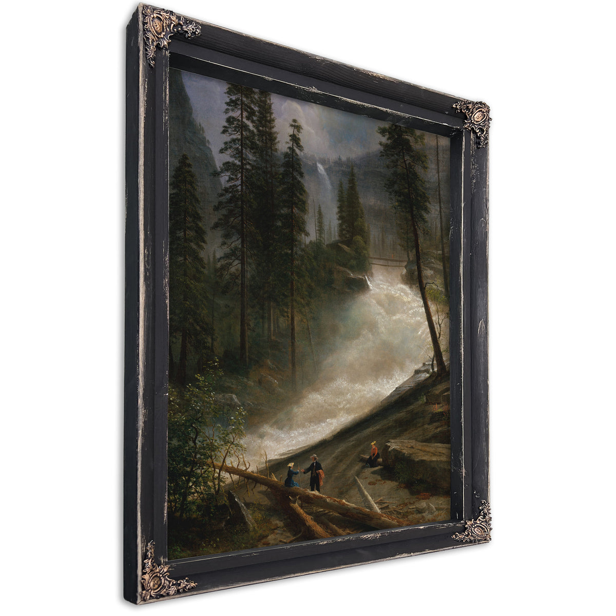 Nevada Falls Yosemite 1872 By Albert Bierstadt
