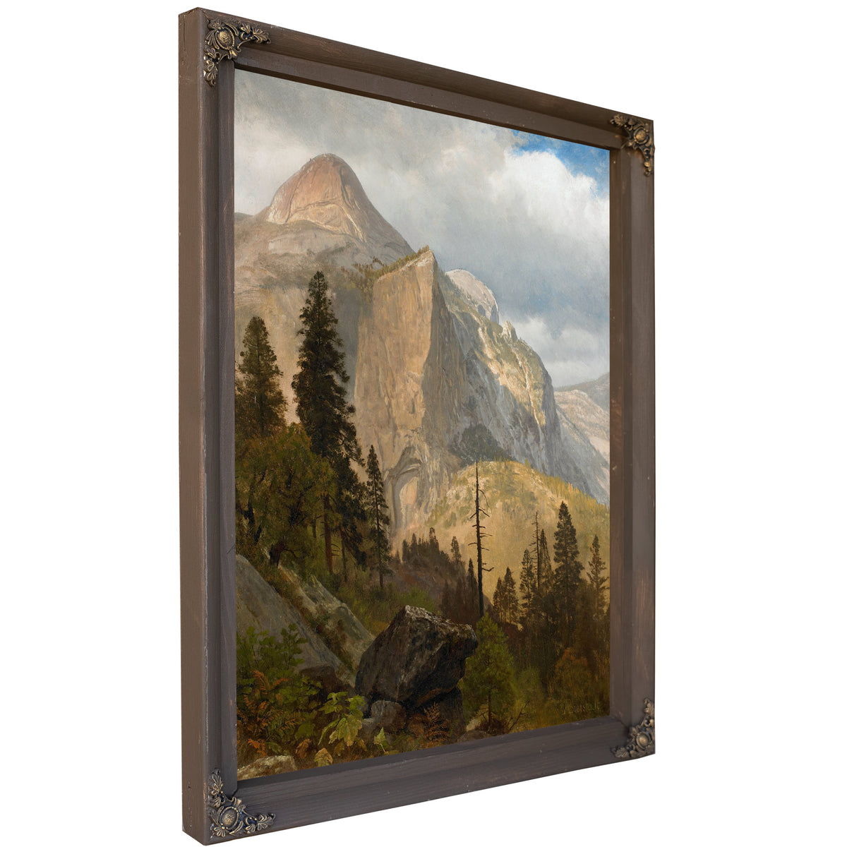 North Dome Yosemite Valley 1889 By Albert Bierstadt