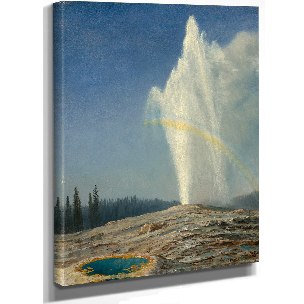 Old Faithful By Albert Bierstadt