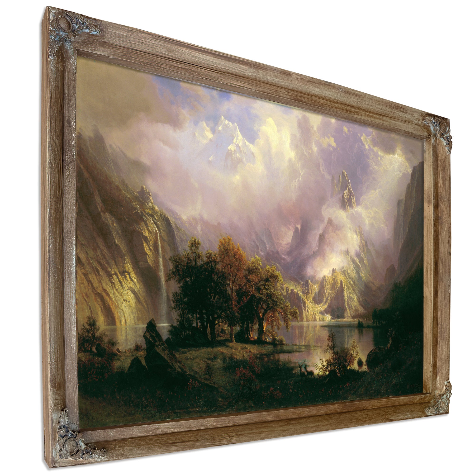 Rocky Mountain Landscape By Albert Bierstadt