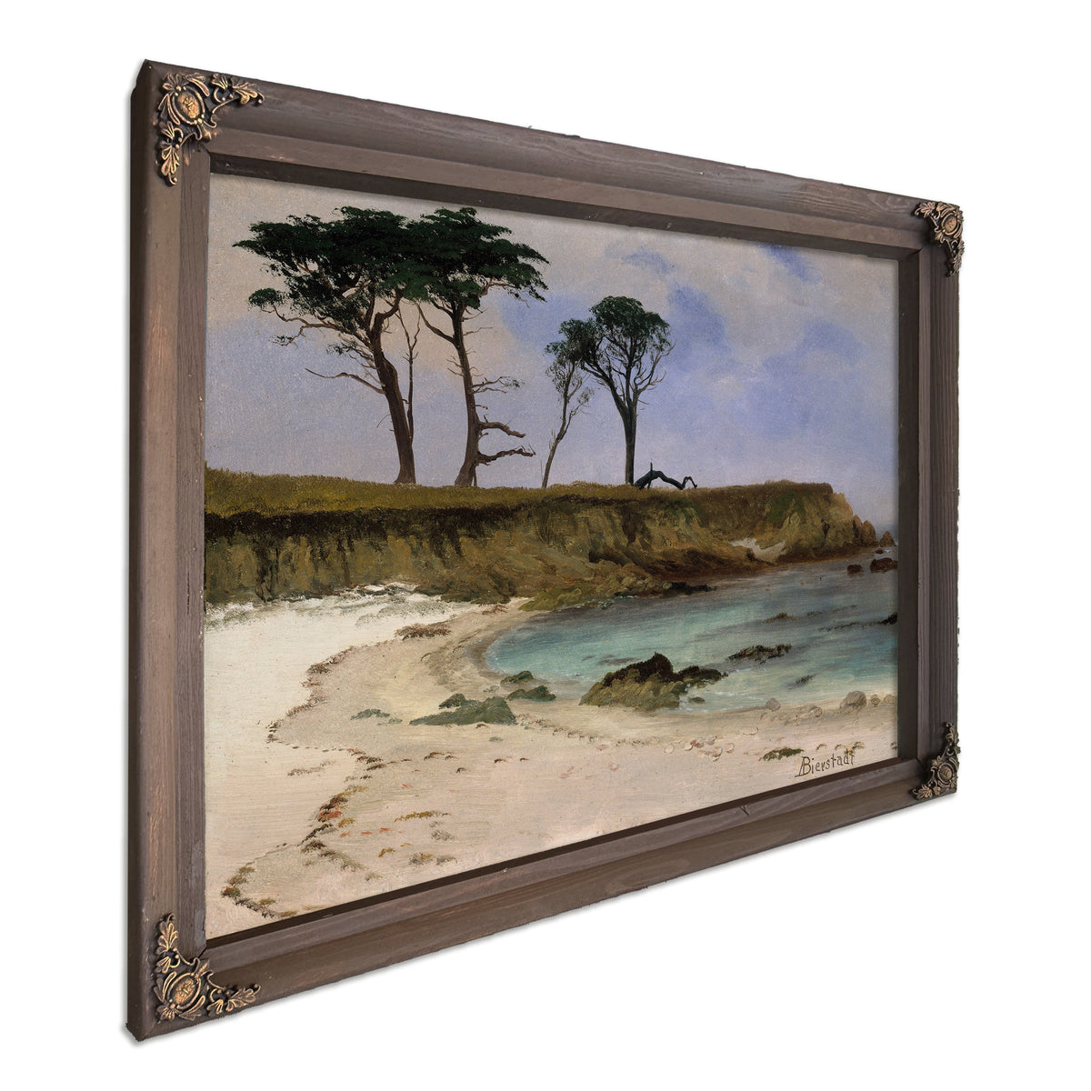 Sea Cove Ca 188090 By Albert Bierstadt