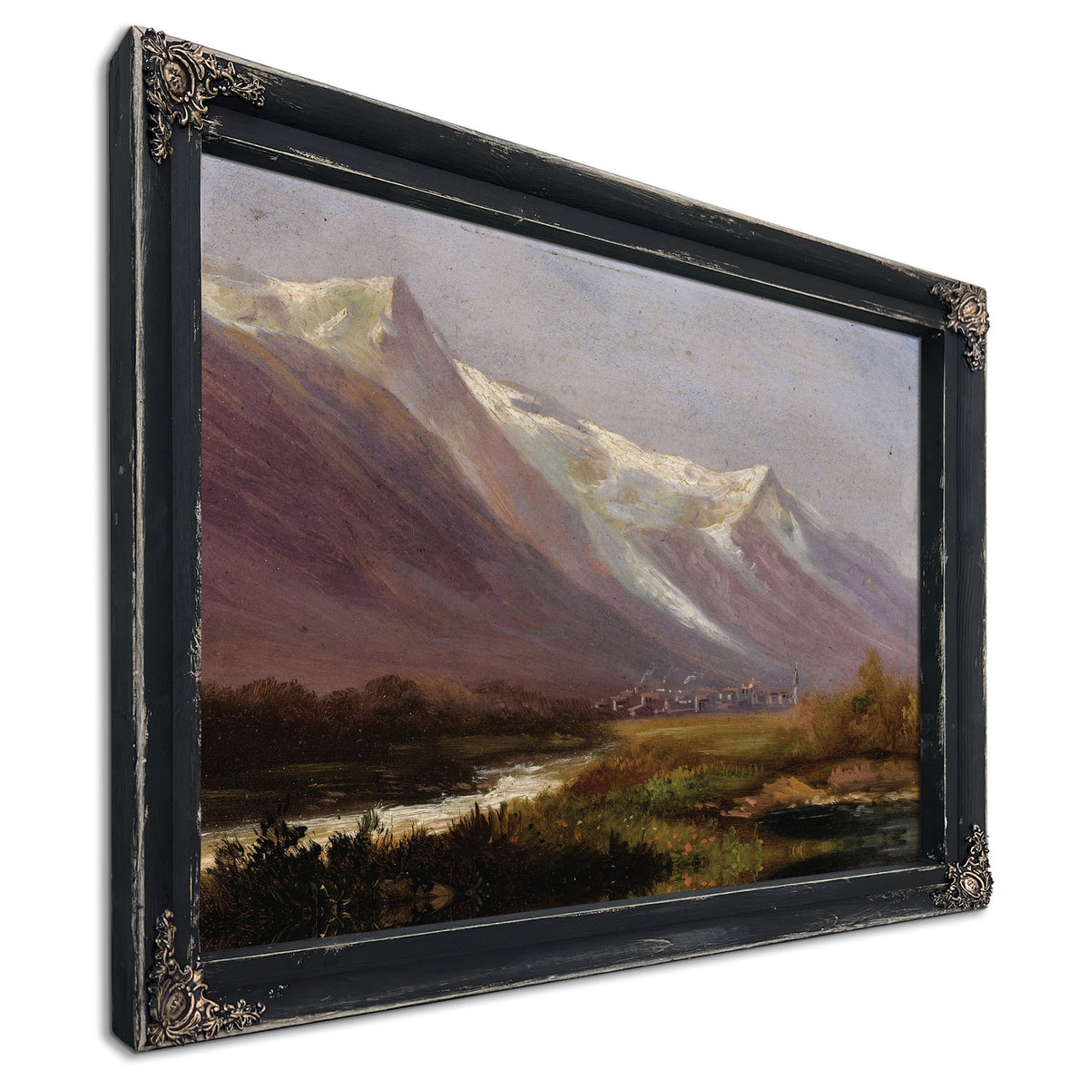 Study Mountains By Albert Bierstadt