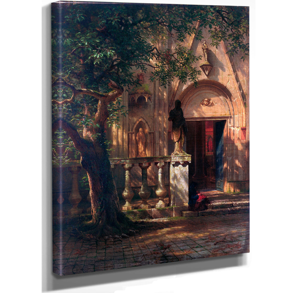 Sunlight Shadow By Albert Bierstadt