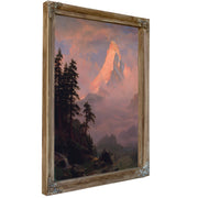 Sunrise the Matterhorn After 1875 By Albert Bierstadt