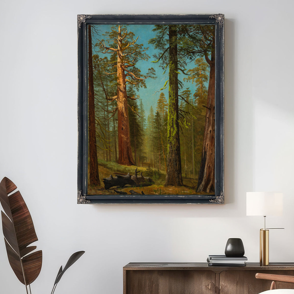 The Grizzly Giant Sequoia Mariposa By Albert Bierstadt