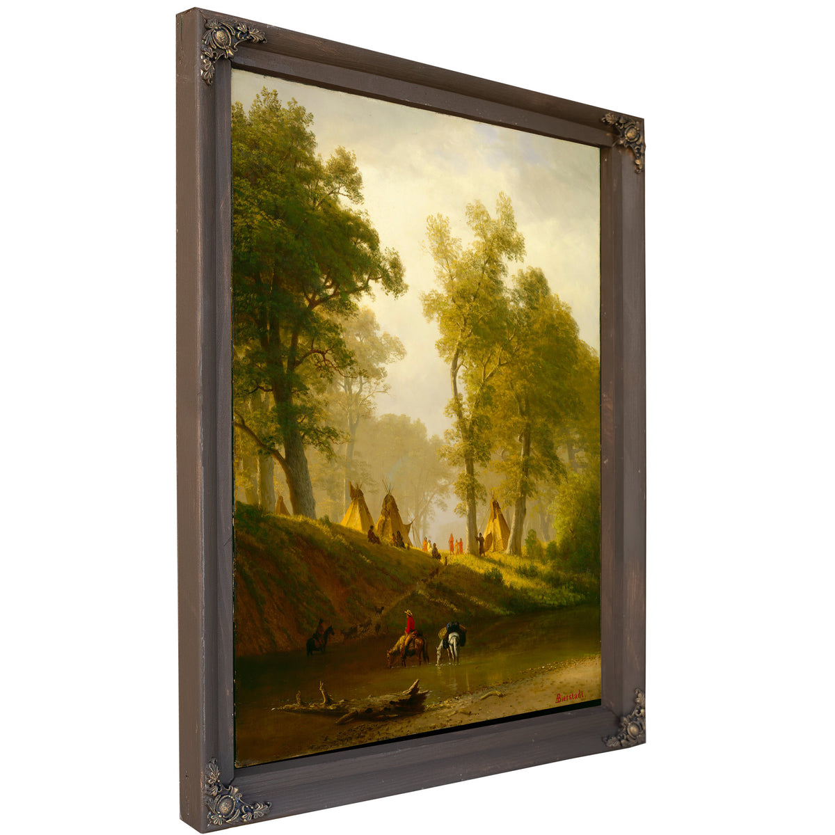 The Wolf River Kansas Ca 1859 By Albert Bierstadt