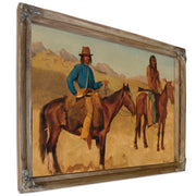 Trapper Indian Guide Horseback By Albert Bierstadt