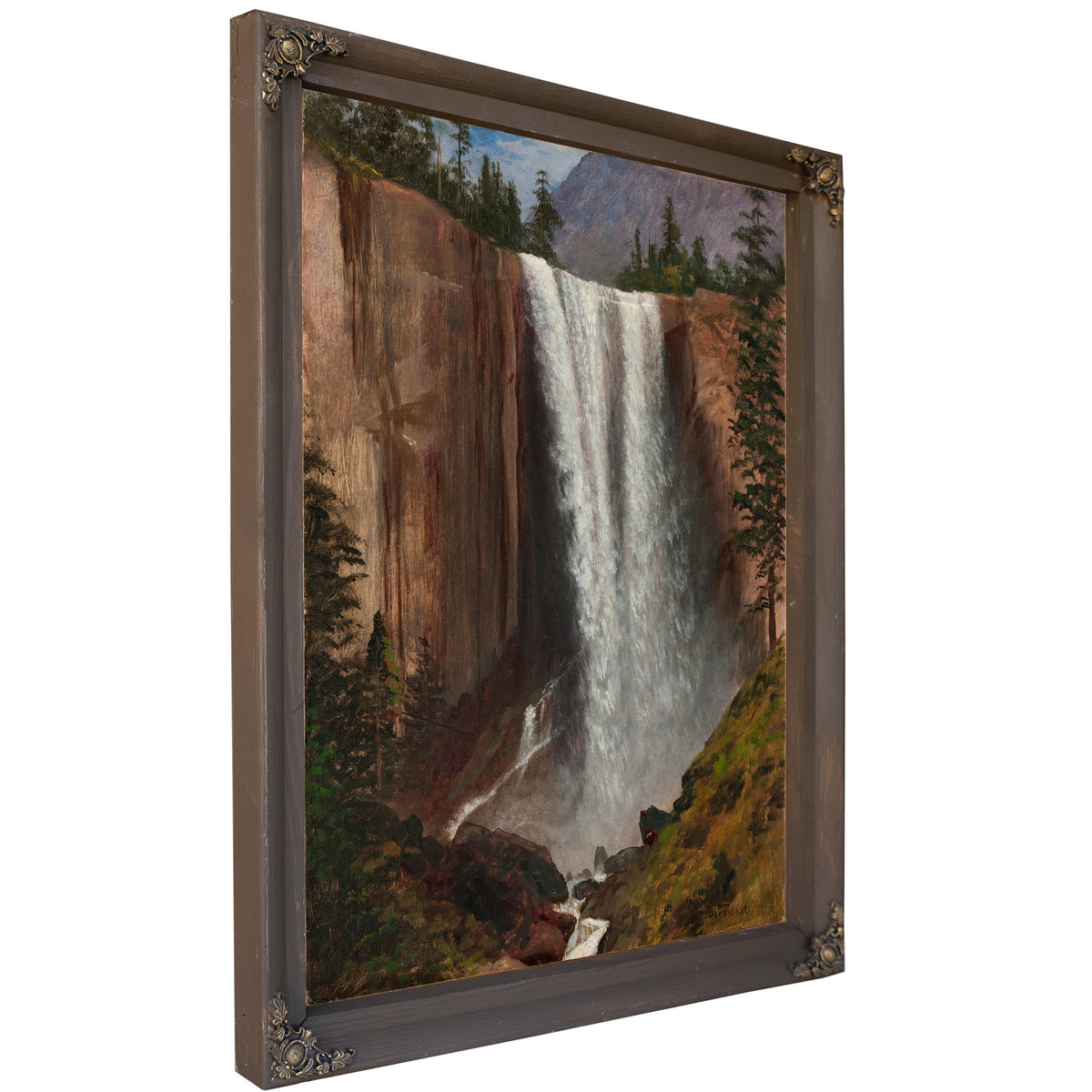 Vernal Fall 1863 By Albert Bierstadt