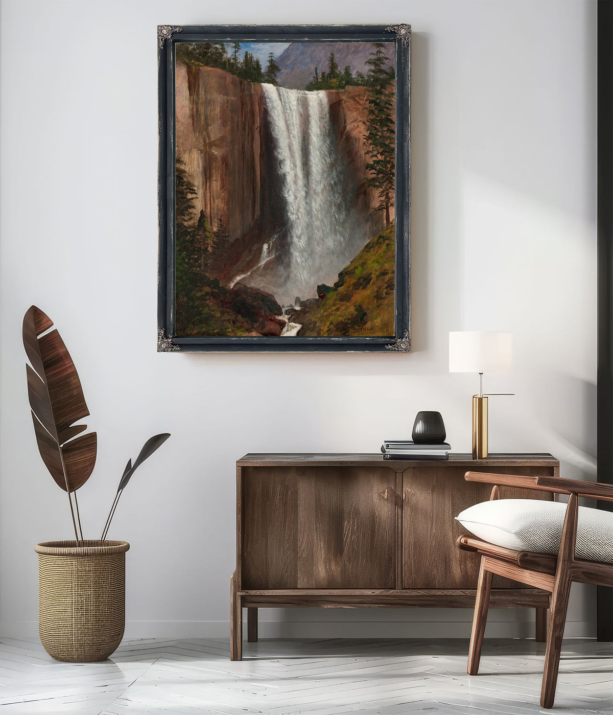 Vernal Fall 1863 By Albert Bierstadt