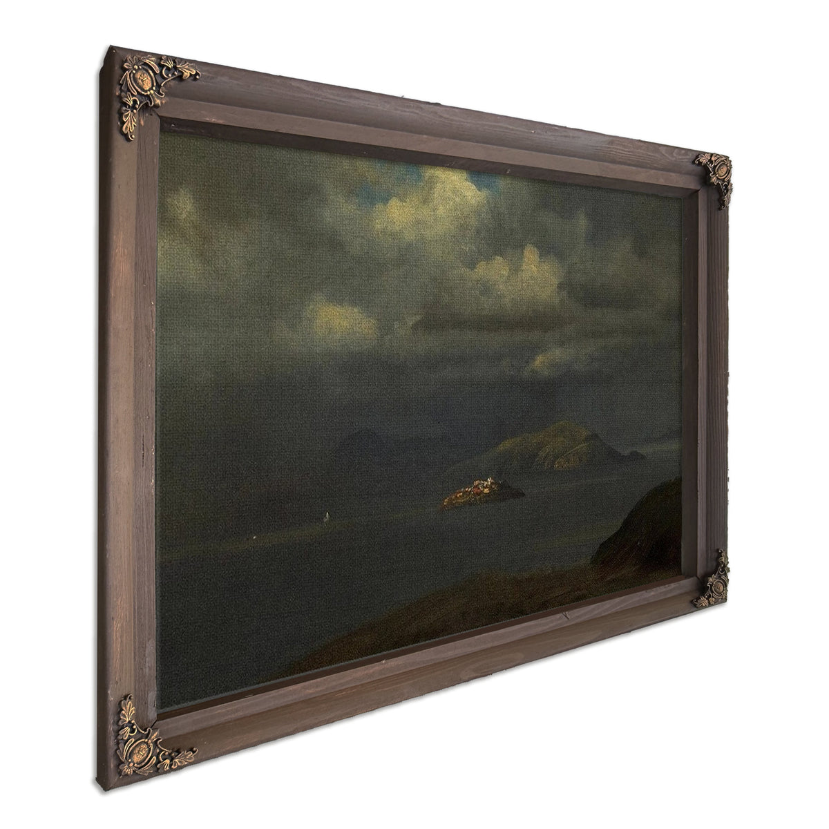 Alcatraz, San Francisco Bay, 1875 By Albert Bierstadt