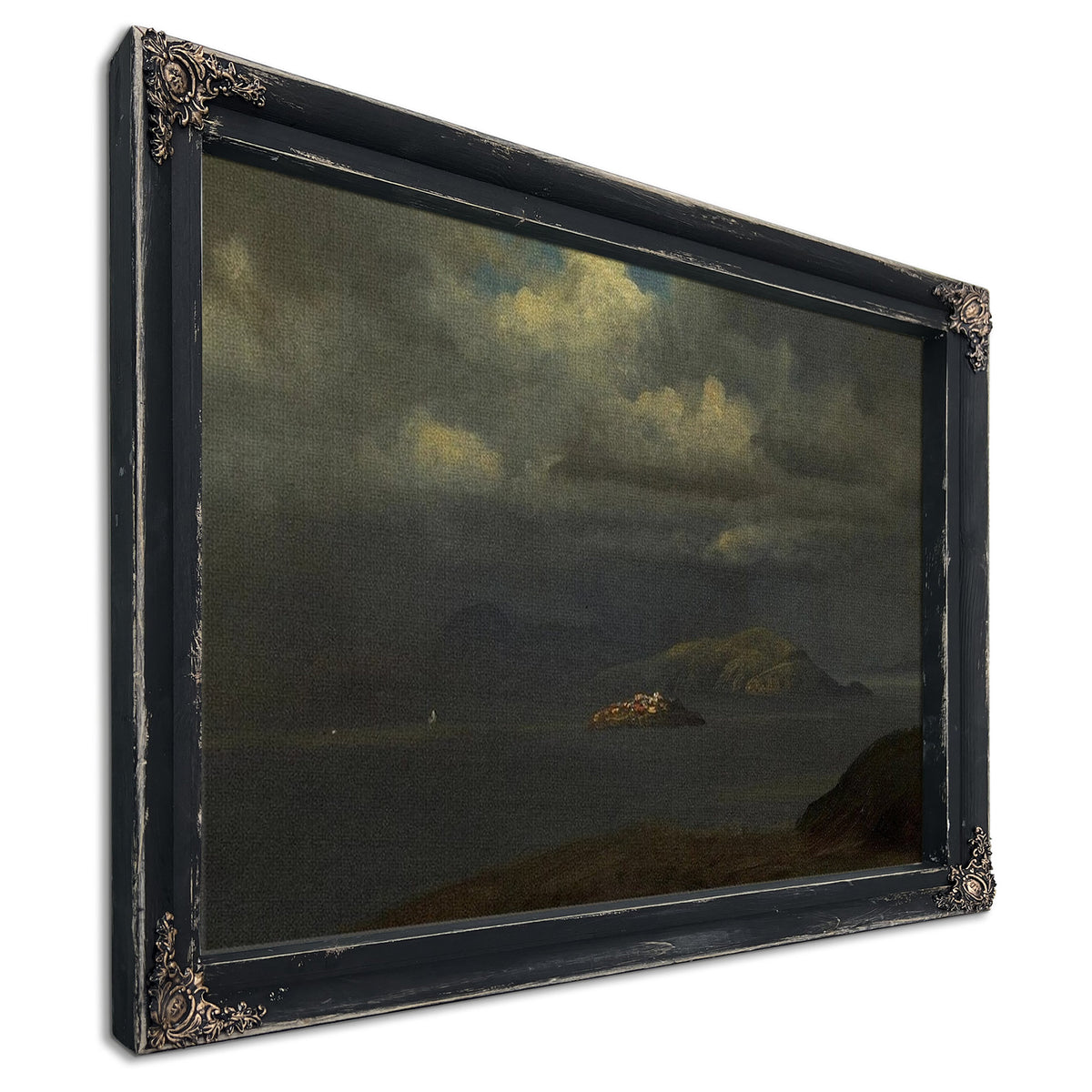 Alcatraz, San Francisco Bay, 1875 By Albert Bierstadt