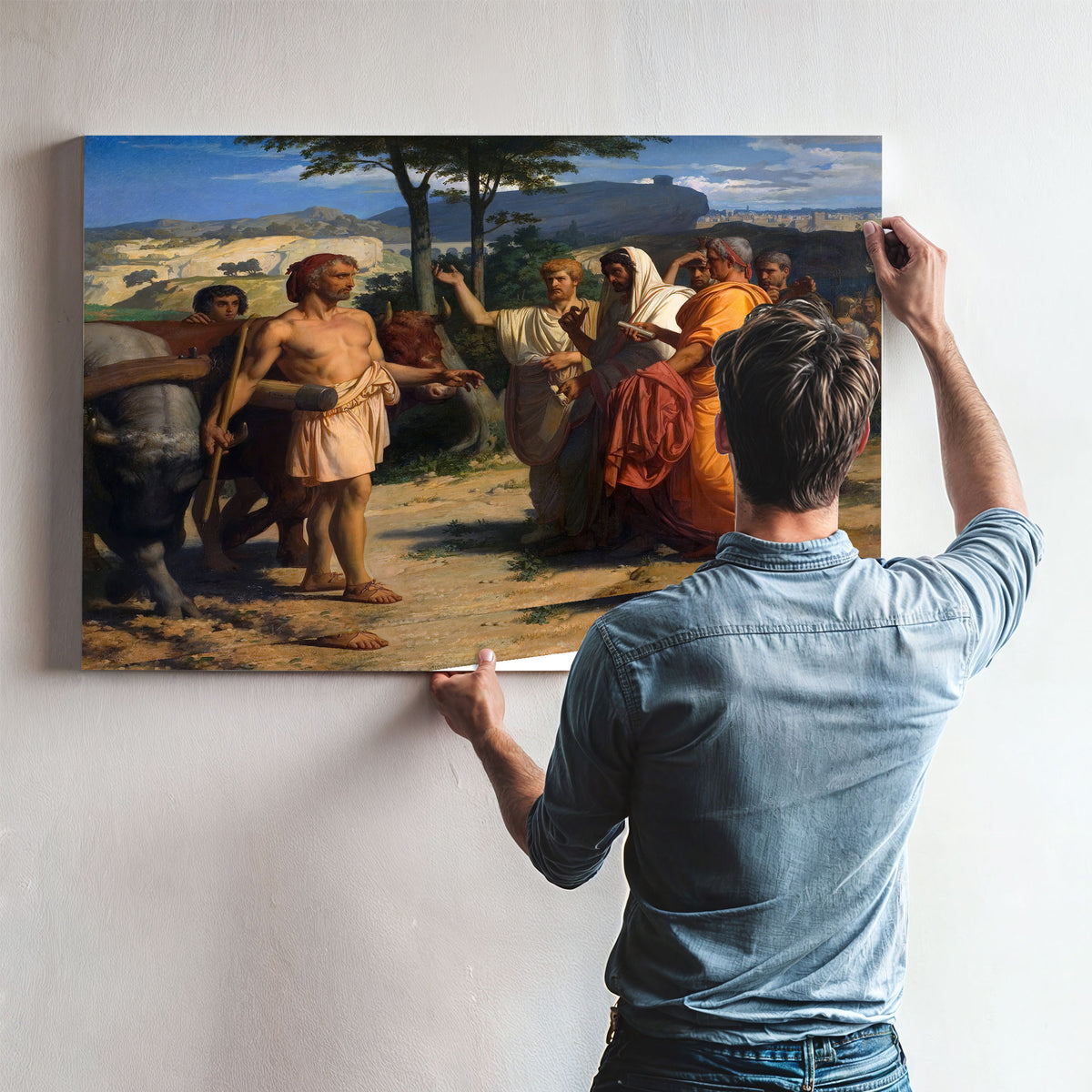 Cincinnatus Recevant Les Ambassadeurs By Alexandre Cabanel