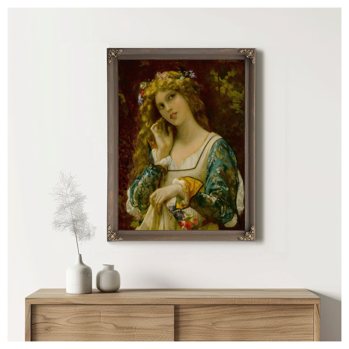 Ecoutant la Voix Decho By Alexandre Cabanel