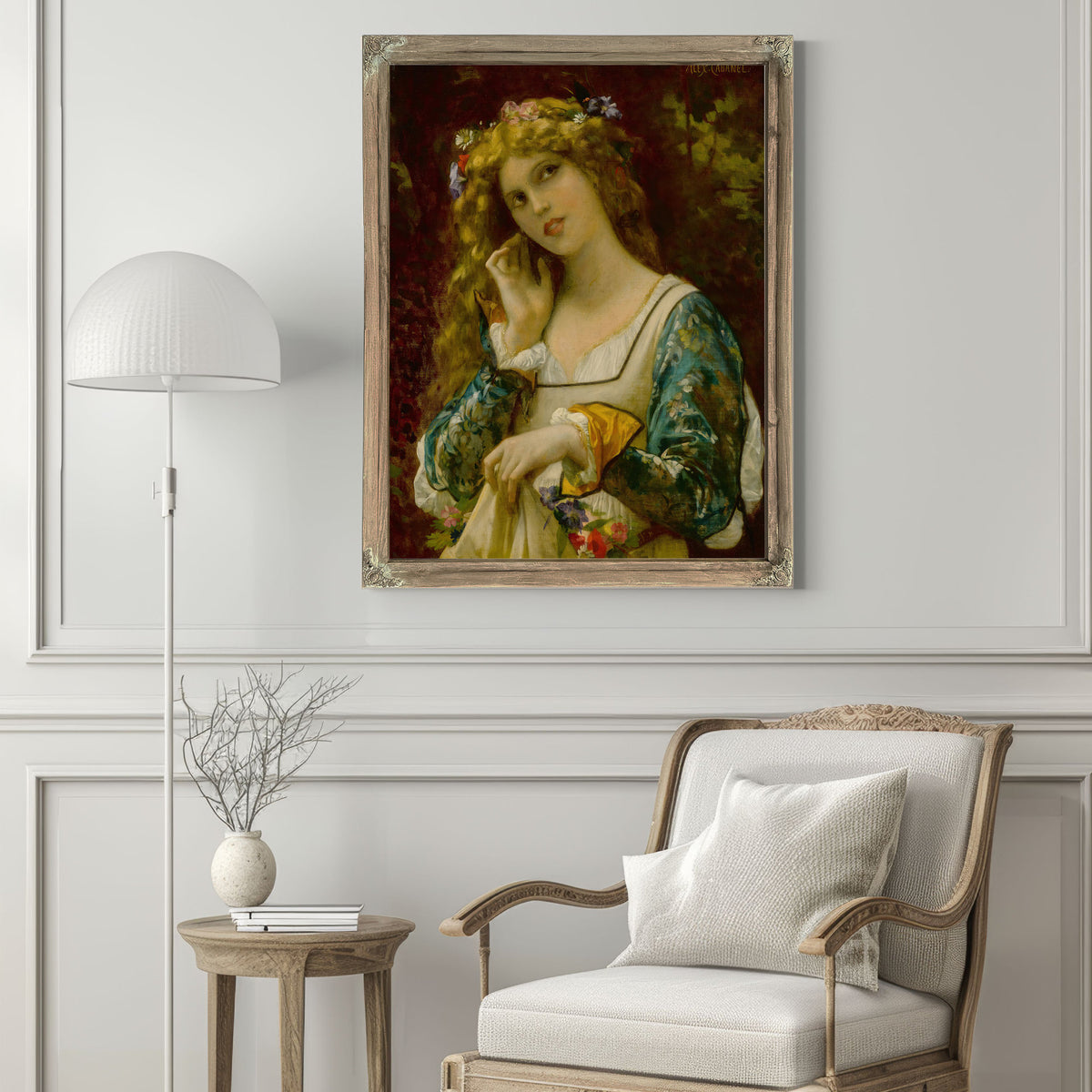 Ecoutant la Voix Decho By Alexandre Cabanel