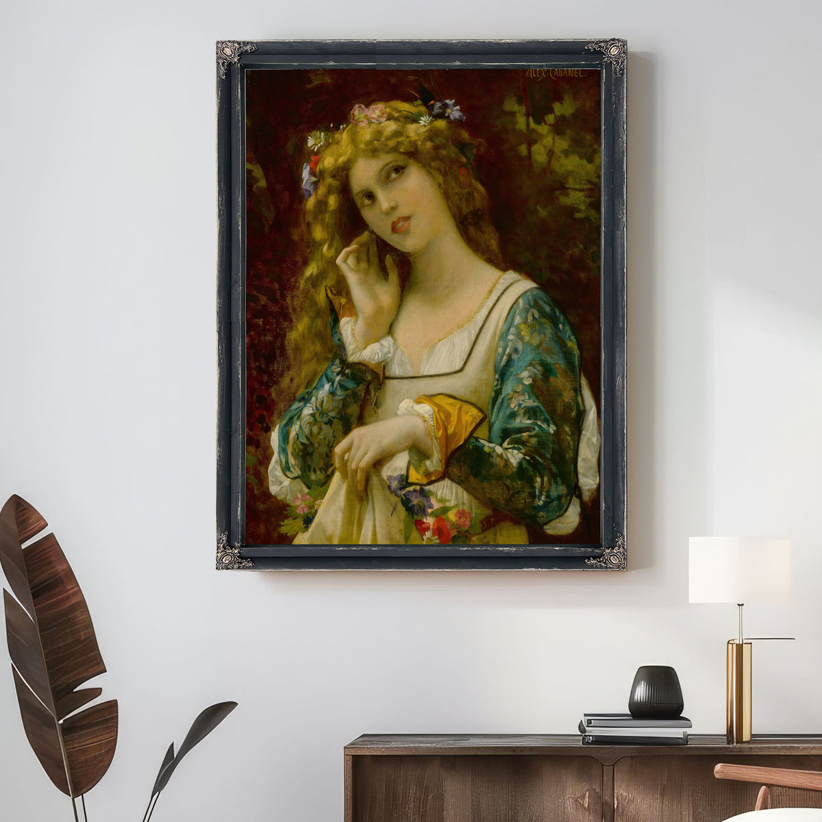 Ecoutant la Voix Decho By Alexandre Cabanel