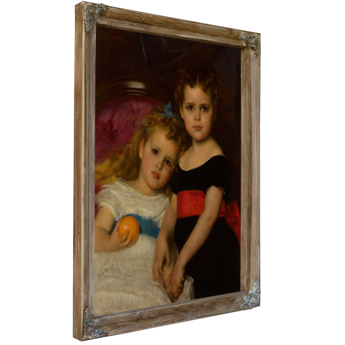 Portait Des Deux Soeurs 1871 By Alexandre Cabanel