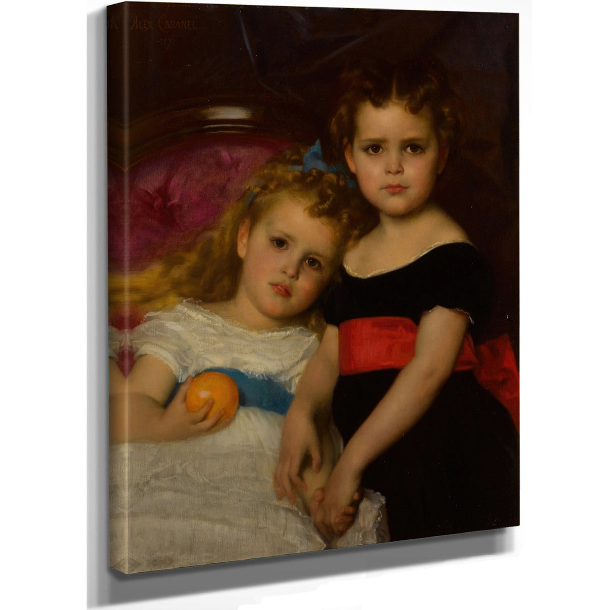 Portait Des Deux Soeurs 1871 By Alexandre Cabanel