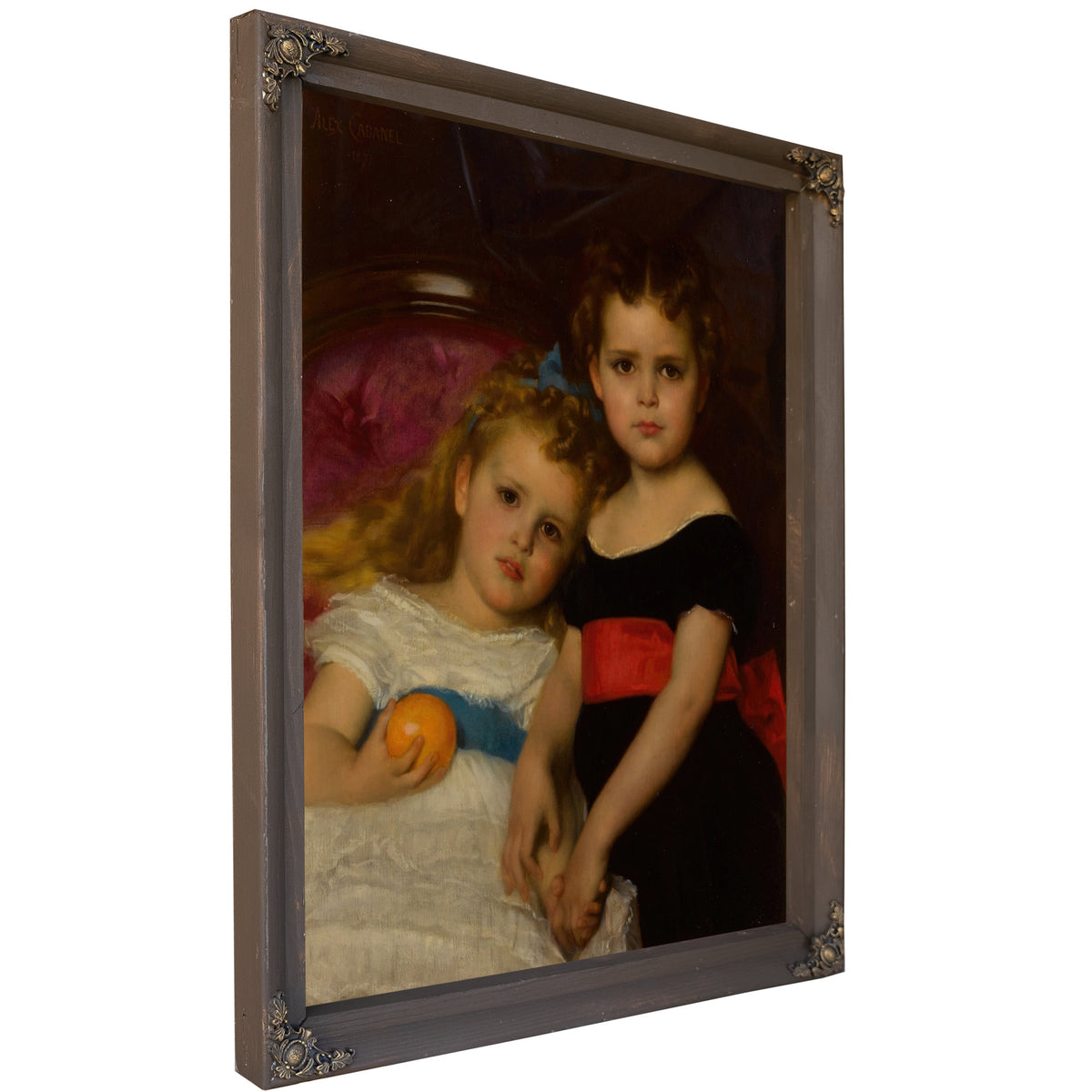 Portait Des Deux Soeurs 1871 By Alexandre Cabanel