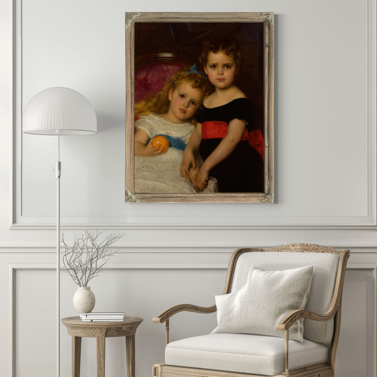 Portait Des Deux Soeurs 1871 By Alexandre Cabanel