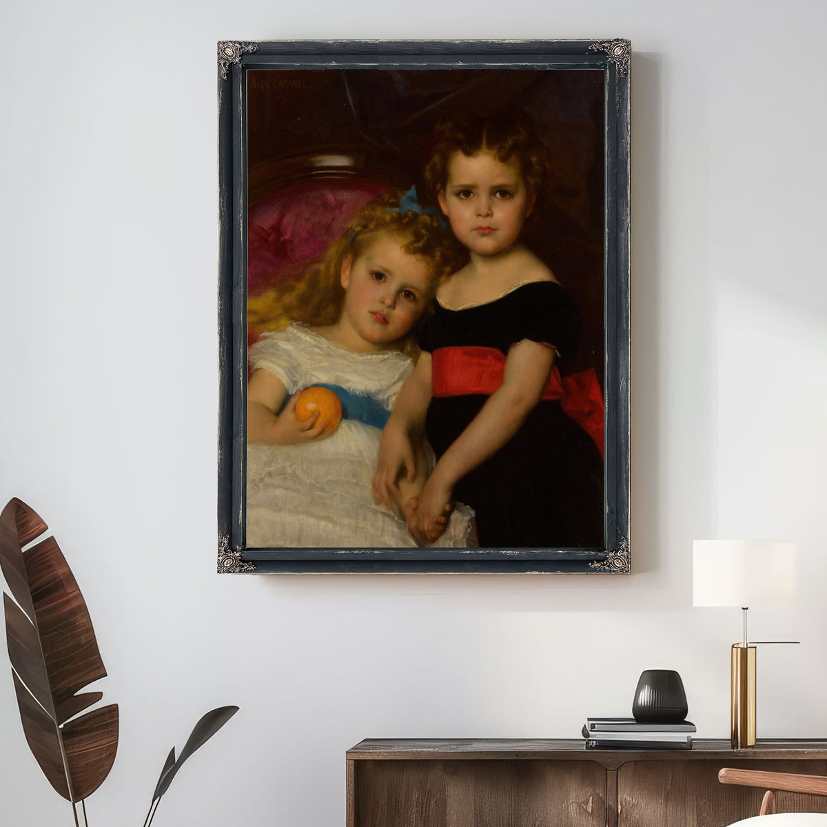 Portait Des Deux Soeurs 1871 By Alexandre Cabanel