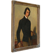 Portrait a Young Artist 1842 By Alexandre Cabanel