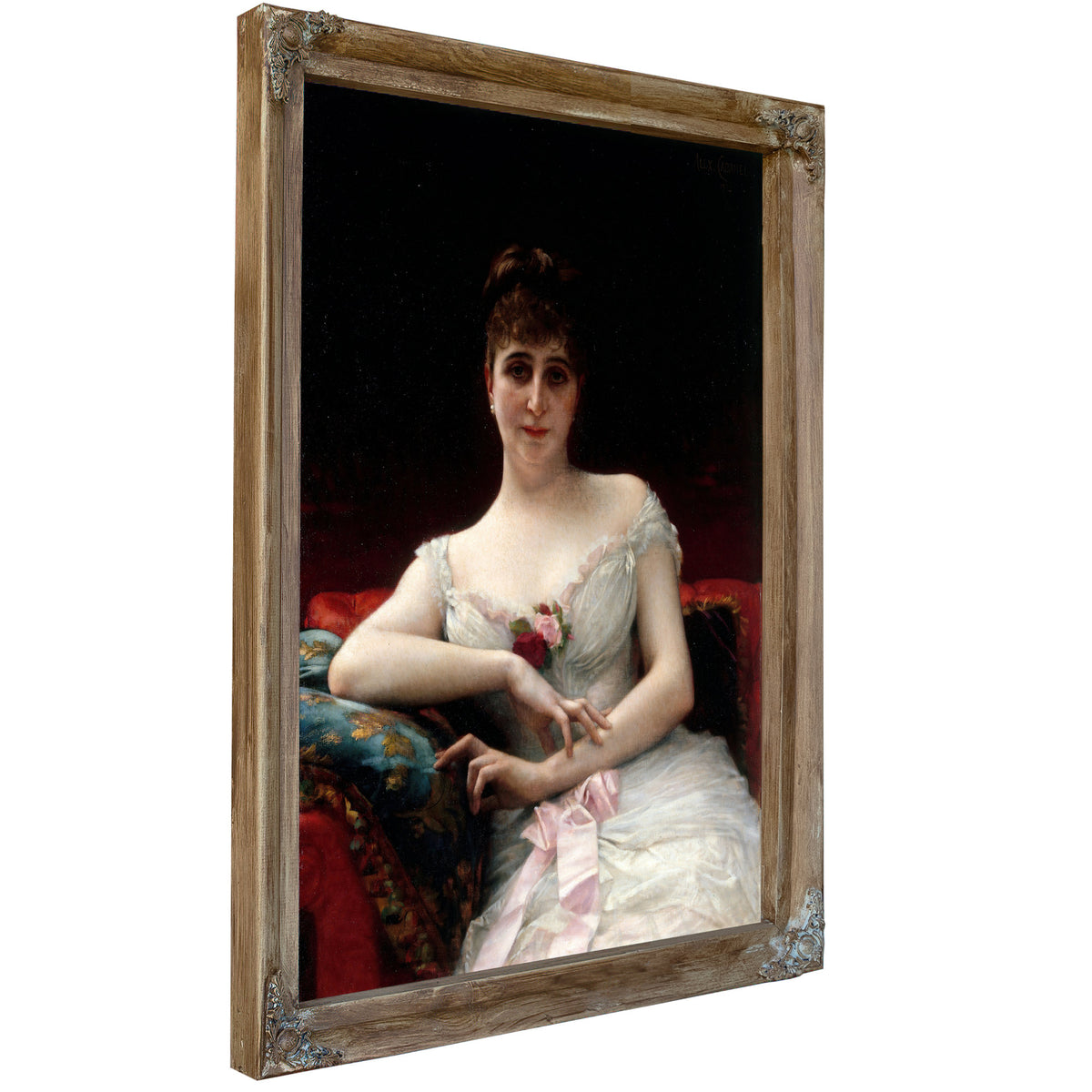 Portrait de Madame Edouard Herve 1884 By Alexandre Cabanel