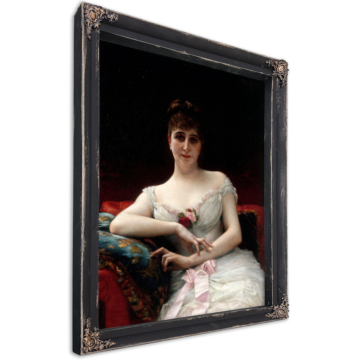 Portrait de Madame Edouard Herve 1884 By Alexandre Cabanel