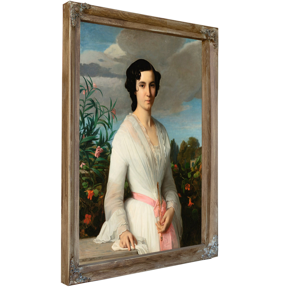 Portrait Mademoiselle Louise Mares By Alexandre Cabanel