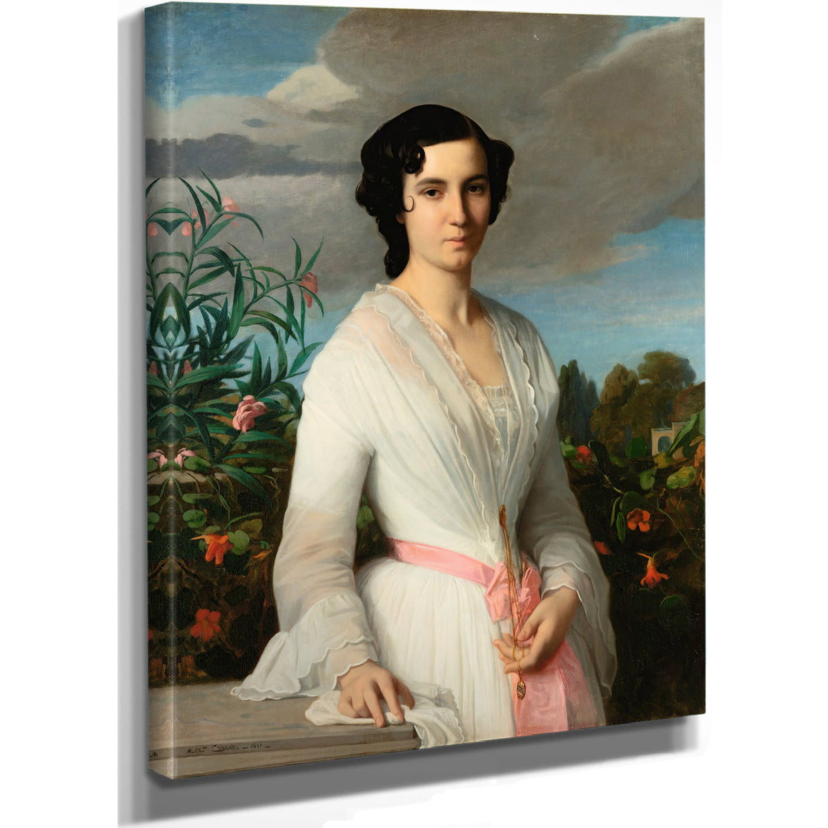 Portrait Mademoiselle Louise Mares By Alexandre Cabanel