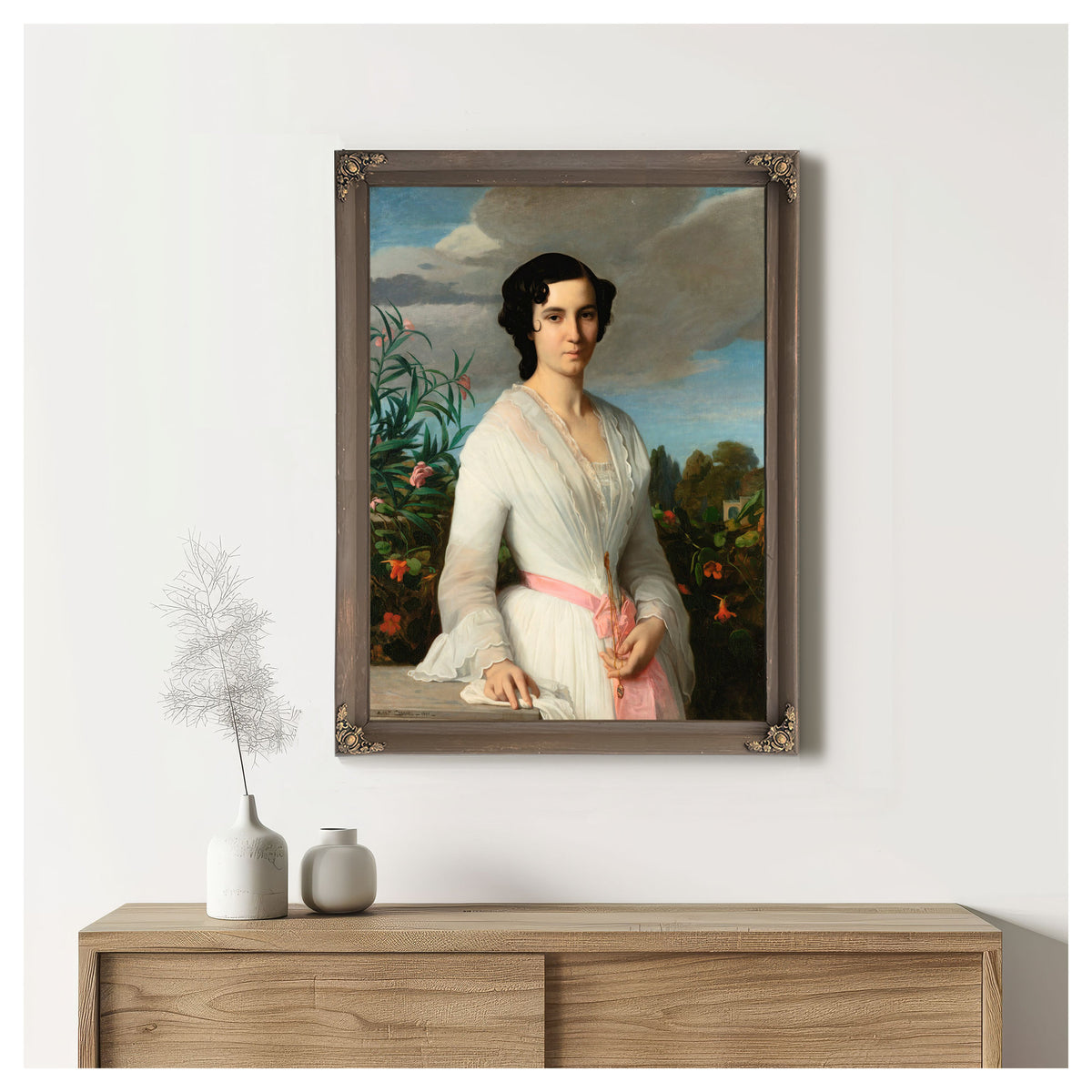 Portrait Mademoiselle Louise Mares By Alexandre Cabanel