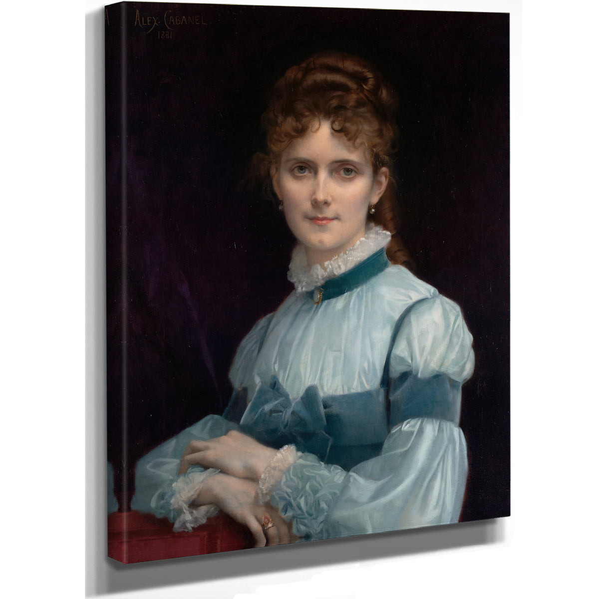 Portrait Miss Fanny Clapp 1881 By Alexandre Cabanel