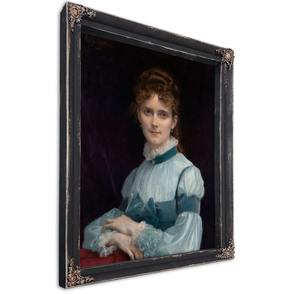 Portrait Miss Fanny Clapp 1881 By Alexandre Cabanel
